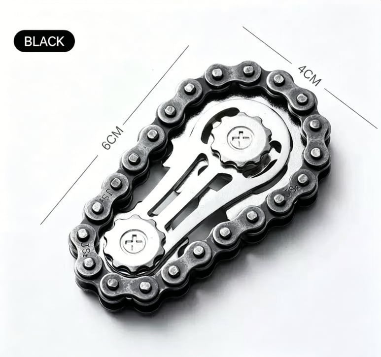 ⚙️ The Ultimate Mechanical Fidget: Bike Chain Sprocket Spinner for Focus & Stress Relief