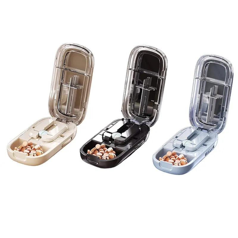 💊 Portable Pill Cutter and Organizer