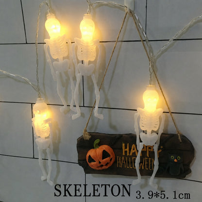 Halloween LED String Lights – Mummy, Pumpkin & Ghost Decorations