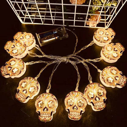 Halloween LED String Lights – Mummy, Pumpkin & Ghost Decorations