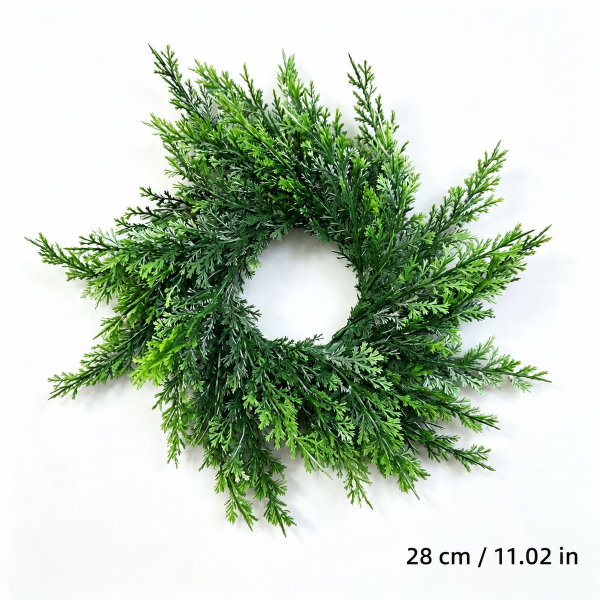 Draping Juniper Candle Ring | Large