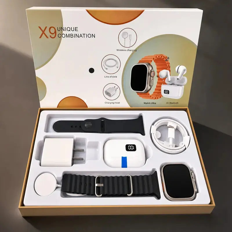 X9 Smartwatch & Wireless Earbuds Gift Set