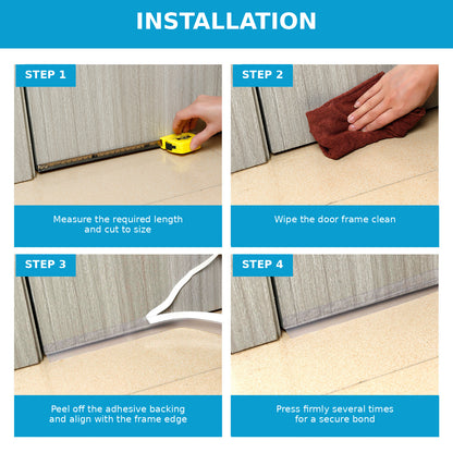 Anti-Draft Adhesive Instant Insulati on Seal Tape