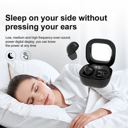 Invisible Sleep Earbuds for Side Sleepers – Ultra-Light Wireless Earbuds