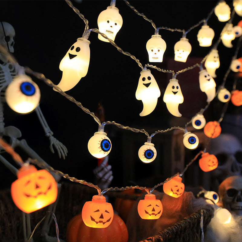Halloween LED String Lights – Mummy, Pumpkin & Ghost Decorations