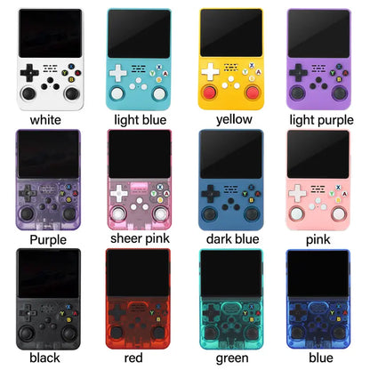 R36S Retro Handheld Game Console with 3.5″ IPS Screen & 64GB Card