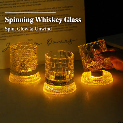 Rotating Whisky Glass