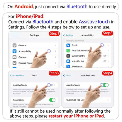 Bluetooth Scrolling Ring Remote