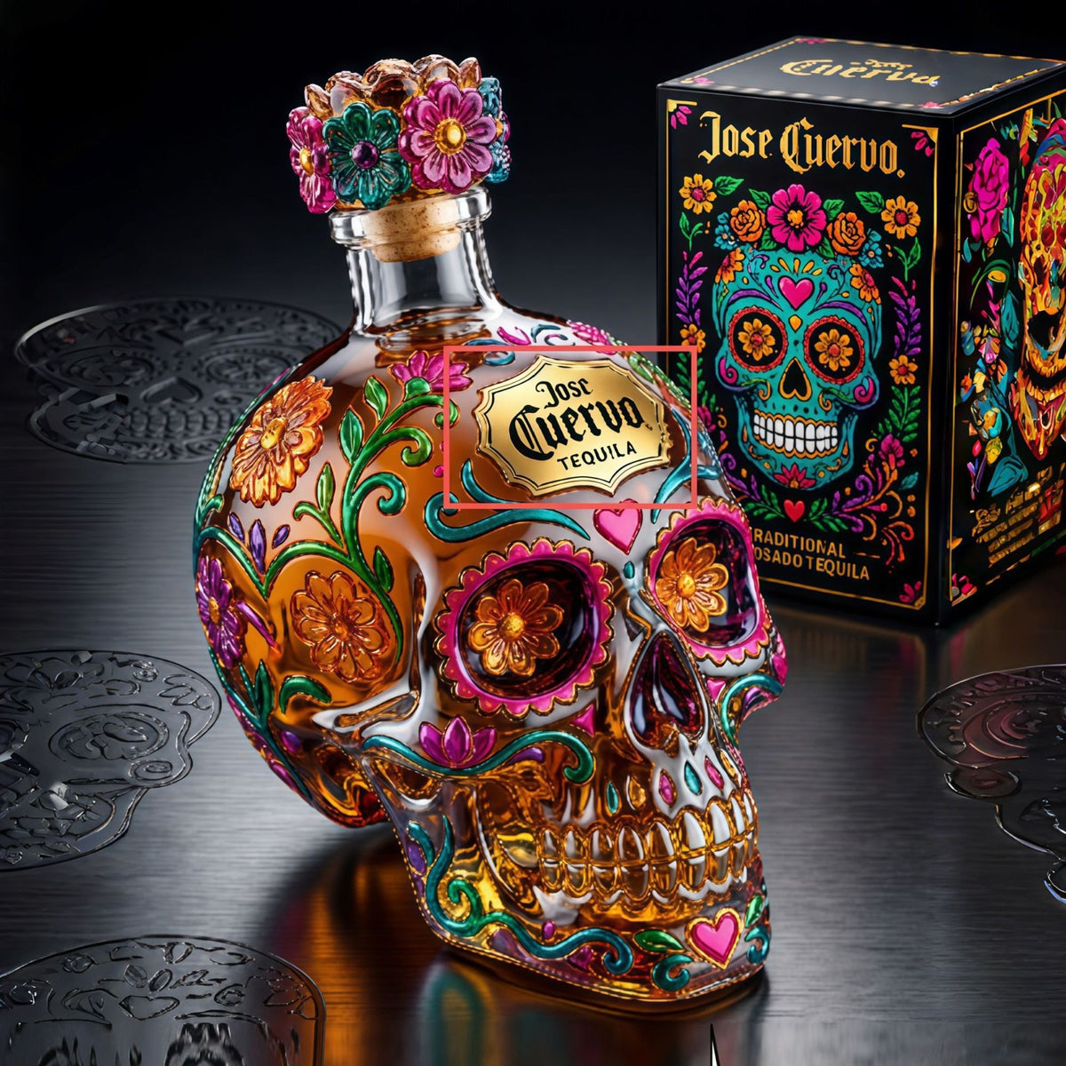 Day of the Dead Collector Goblet – Limited Edition Art Glass