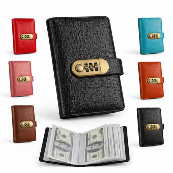 A6 Savings Notebook with 3-Digit Combination Lock