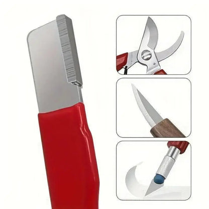 2pcs-Professional Knife & Scissors Sharpener – Portable Multi-Purpose Sharpening Tool