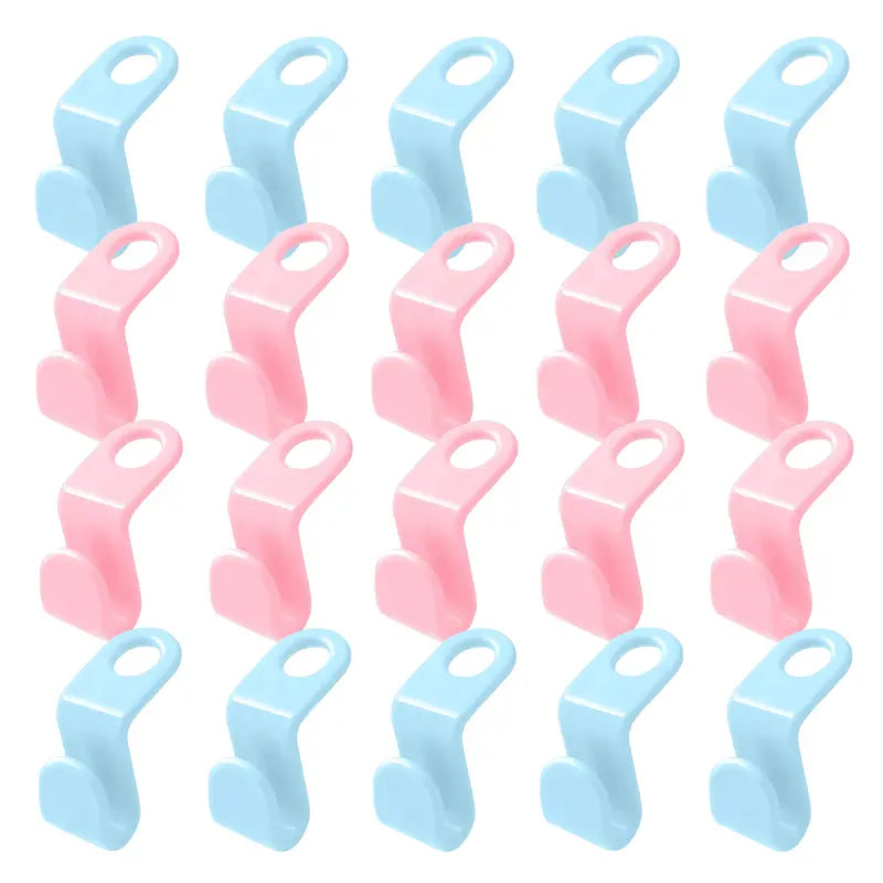 Space Saving Hangers Connector Hooks 20 Counts