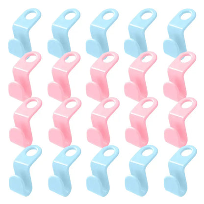 Space Saving Hangers Connector Hooks 20 Counts