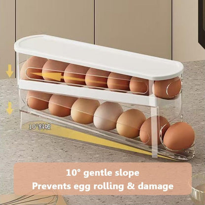 Gravity-Fed Egg Organizer