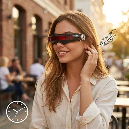 Cyberpunk Chrono-Visor Sunglasses