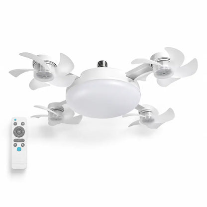 Foldable LED Ceiling Fan Light with Remote