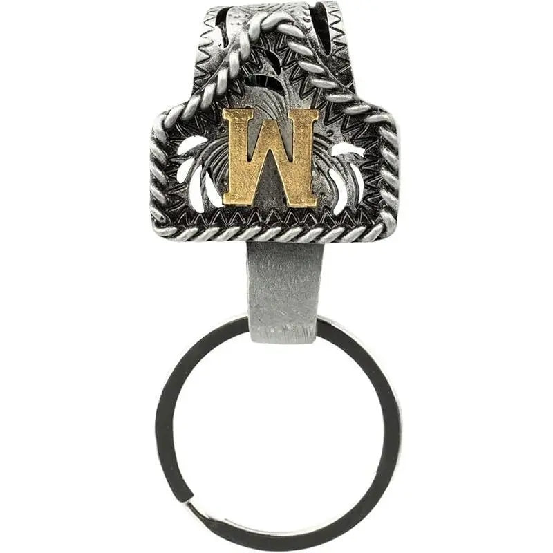 Personalized Western Cow Tag Keychain