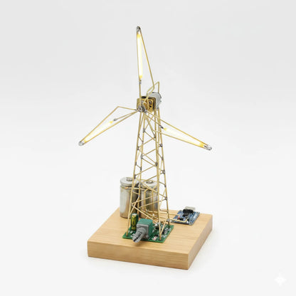 🏆Hot Sale 💡DIY Industrial Retro Windmill Lamp | Hand-Craft Your Own Warm Ambience