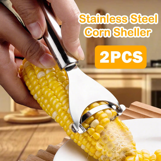 2PCS Corn Peeler with Steel Blade