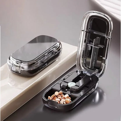 💊 Portable Pill Cutter and Organizer