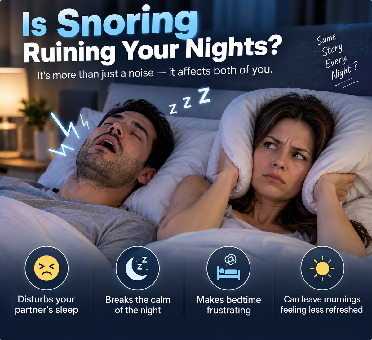 Wearable Anti-Snoring Neck Device – Simple Bedtime Snoring Support
