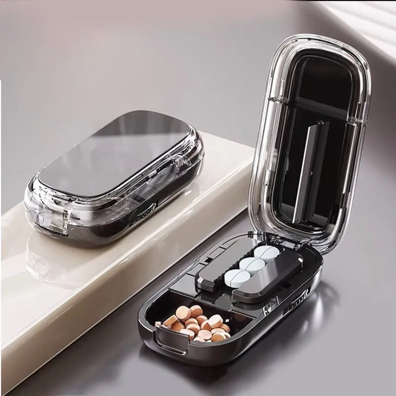 💊 Portable Pill Cutter and Organizer
