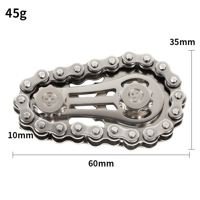 ⚙️ The Ultimate Mechanical Fidget: Bike Chain Sprocket Spinner for Focus & Stress Relief