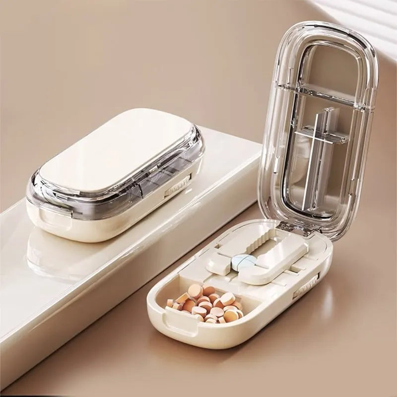 💊 Portable Pill Cutter and Organizer