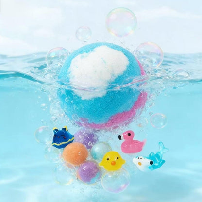 🛁🐙 Ocean Surprise Bath Bombs for Kids – 12 Pack Bubble Bath Fizzies with Hidden Sea Creatures
