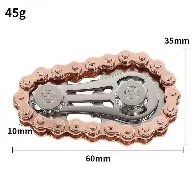 ⚙️ The Ultimate Mechanical Fidget: Bike Chain Sprocket Spinner for Focus & Stress Relief