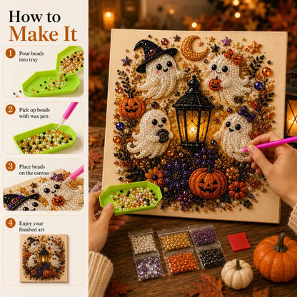 Spooky Cute Ghost 3D Diamond Painting DIY Kit