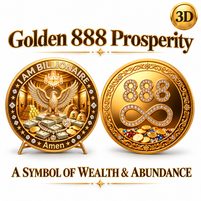 ⏰65% OFF💥3D All-Seeing Eye Prosperity Coin – Wealth & Good Luck Charm