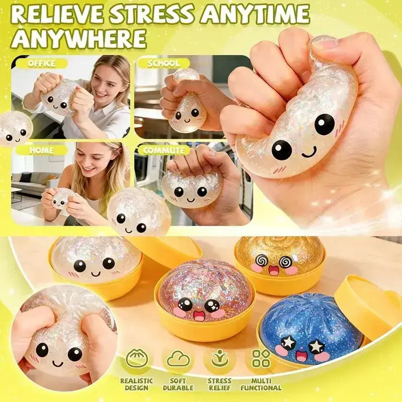 Sparkle Squishy Stress Relief Toy