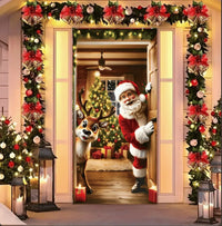Santa Claus and the Reindeer