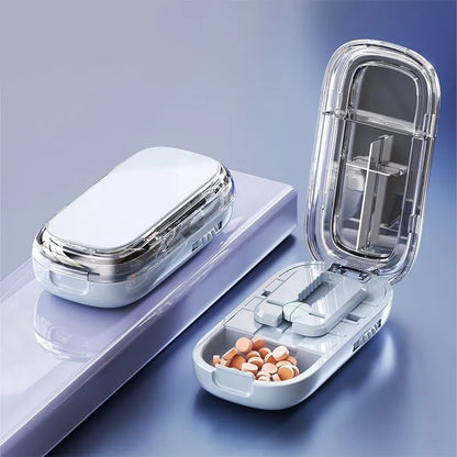 💊 Portable Pill Cutter and Organizer