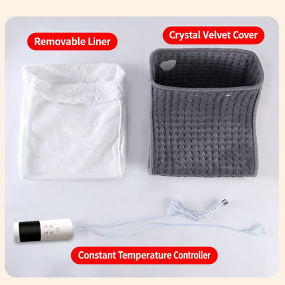 Electric Heated Foot Warmer With Adjustable Temperature