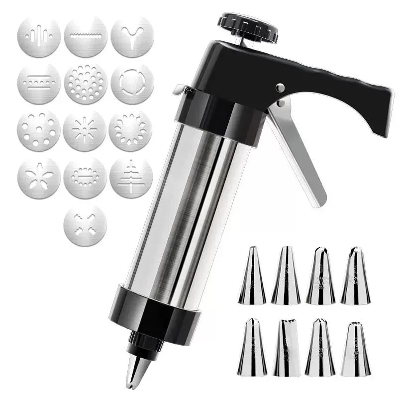 🍪Stainless Steel Cookie Press & Decorating Kit