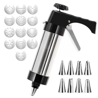 🍪Stainless Steel Cookie Press & Decorating Kit