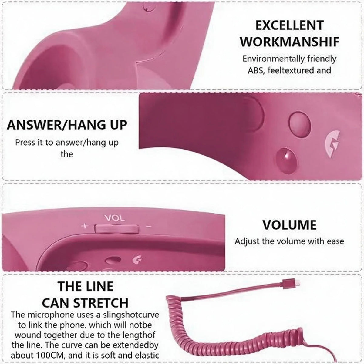 🔥Only $29.99 Last Day Promotion!🎁Retro Phone Handset