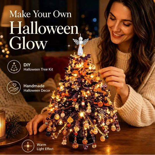 DIY Crystal Beaded Christmas & Halloween Tree Kit