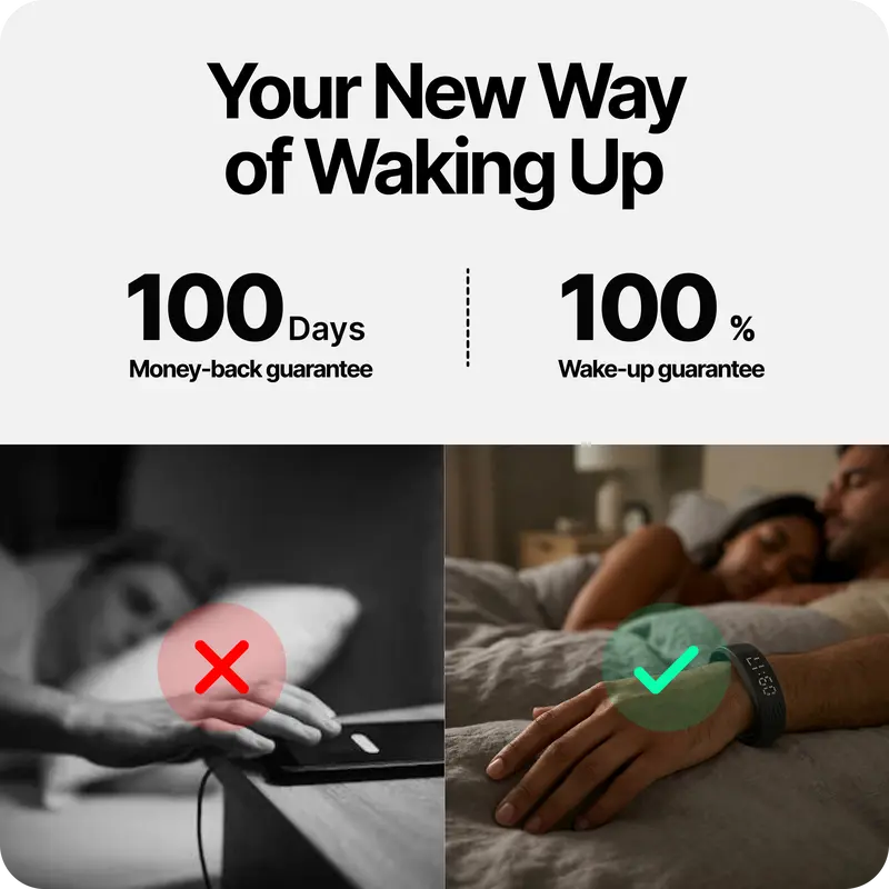 Silent Vibration Alarm Wristband