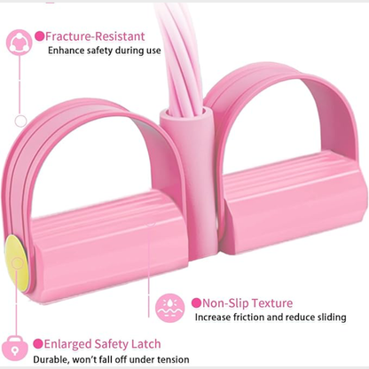 Portable Pedal Resistance Band Trainer