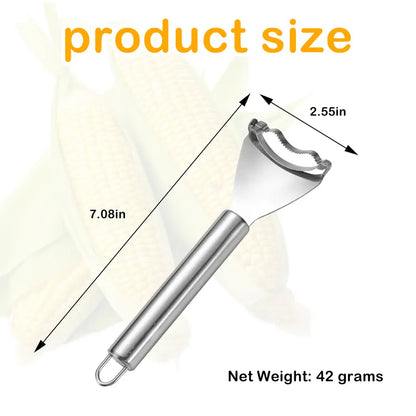 2PCS Corn Peeler with Steel Blade