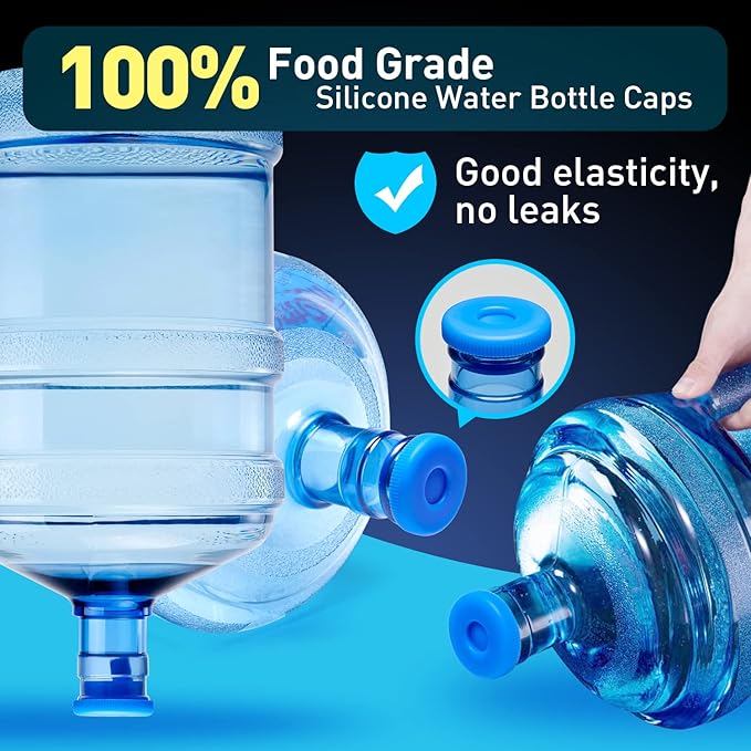 Non-Spill 3 & 5 Gallon Water Jug Caps, Non-Spill