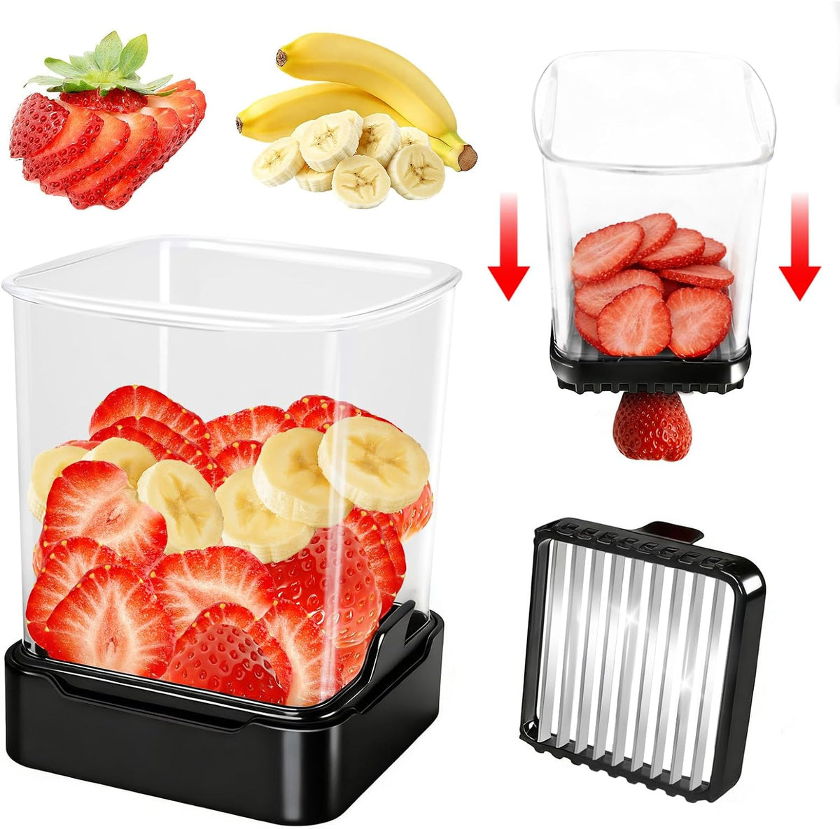 Quick Fruit Slicer Cup for Easy Meal Prep