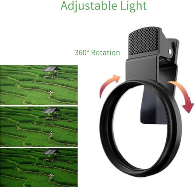 52mm CPL filter for Phone with Clip