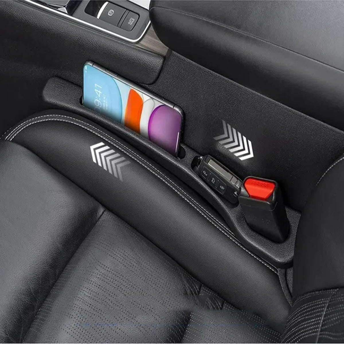 Car Seats Gap Filler Dual with Belt Slot