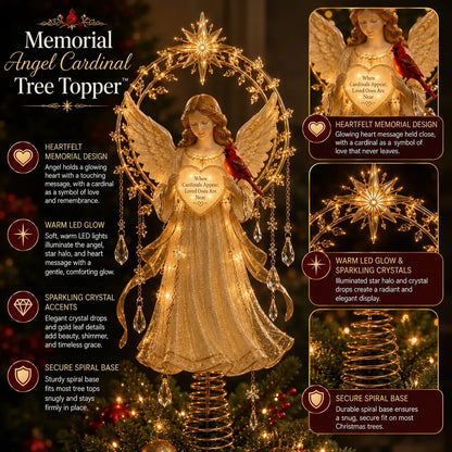 ⏳ Last Day 50% OFF – 🎄 Lighted Memorial Christmas Tree Topper Collection