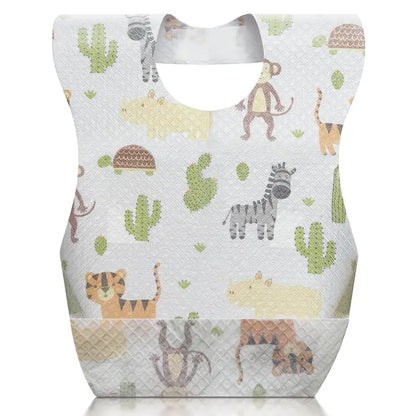 Leak-Proof Disposable Toddler Bibs