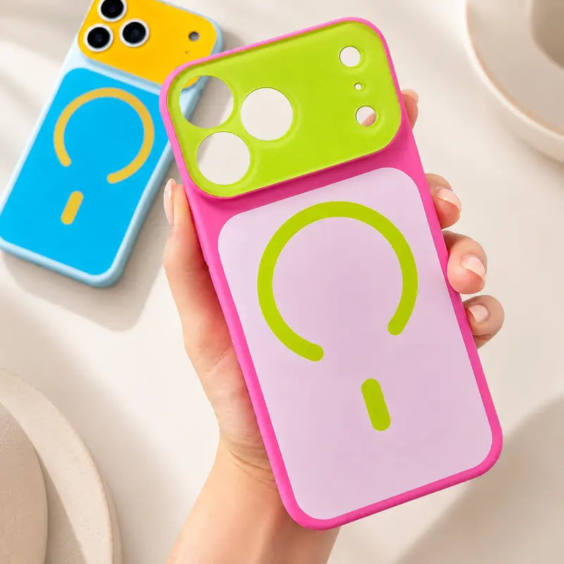 Color Block MagSafe iPhone Case 13-17